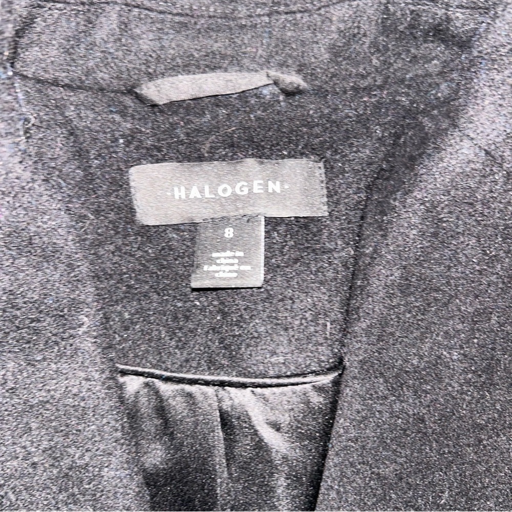 Halogen Elegant Black Pea Coat - Picture 5 of 5